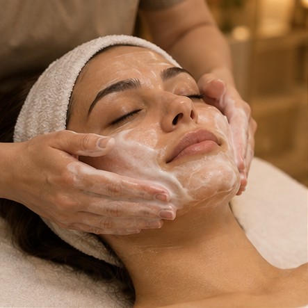 Limpeza facial — imagem ilustrativa